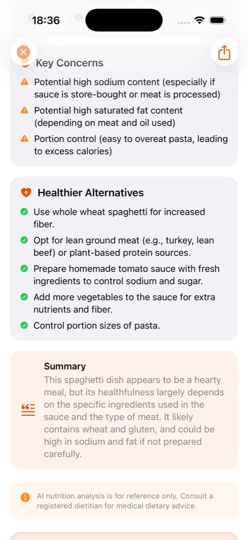 FoodLens screenshot 10