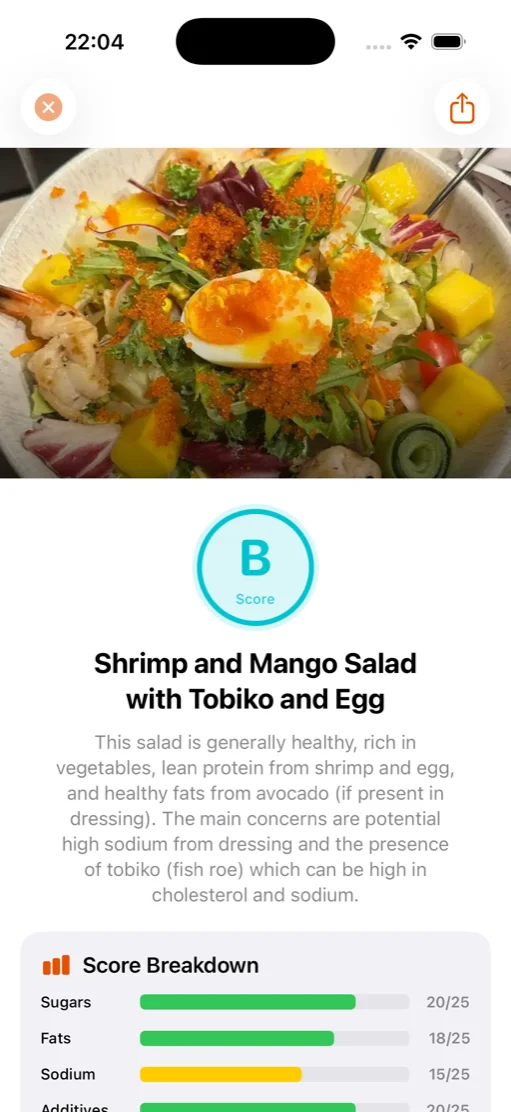 FoodLens screenshot 3