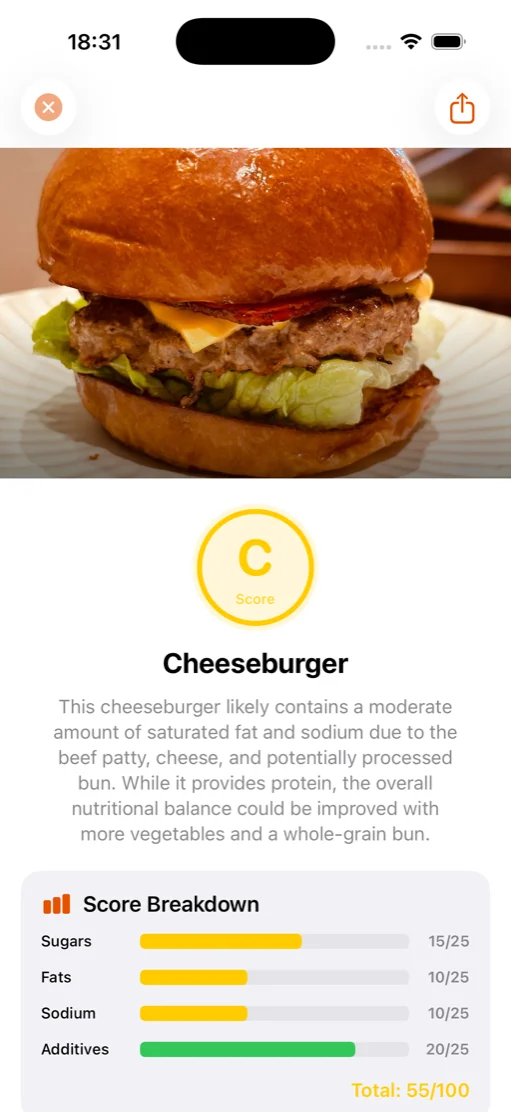 FoodLens screenshot 5