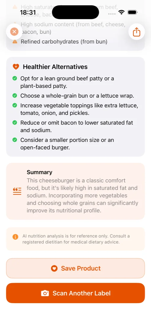FoodLens screenshot 7